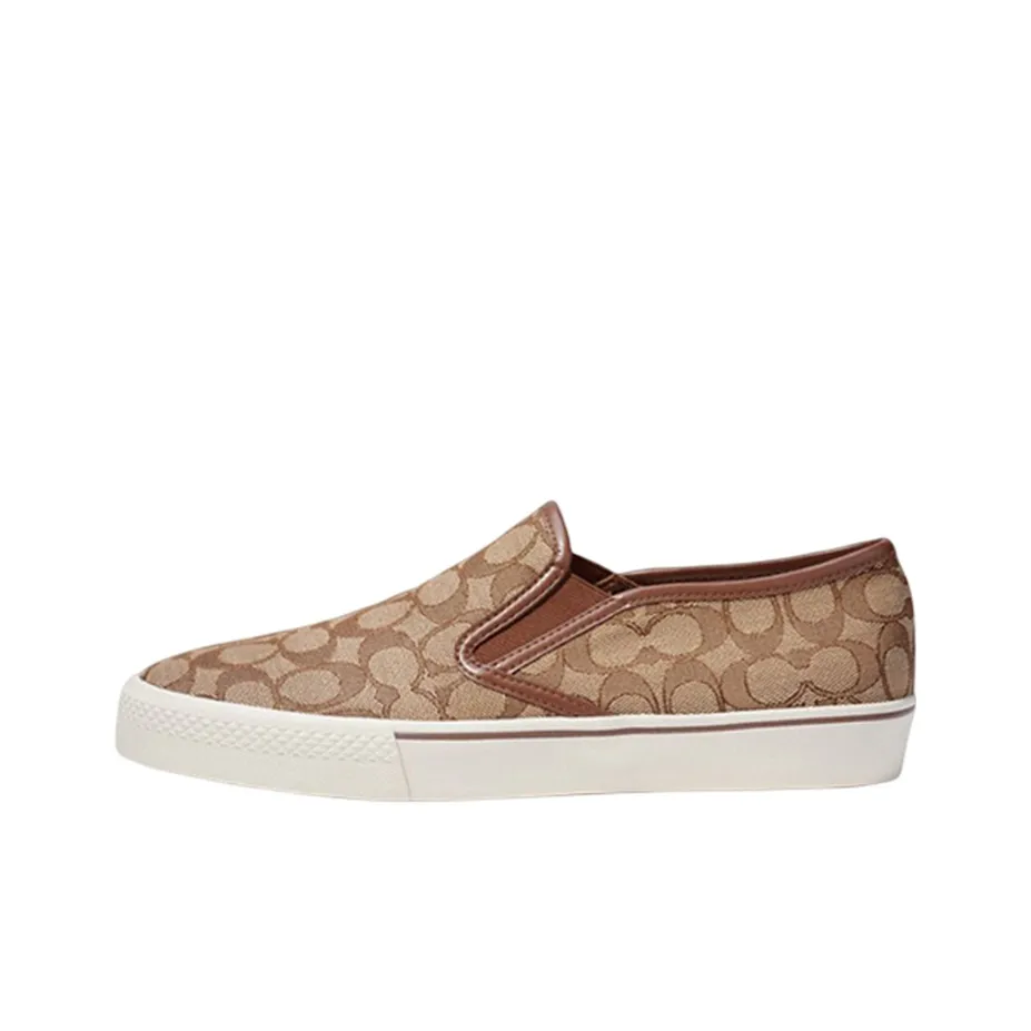 COACH Low Top Casual Shoes Men's Umber