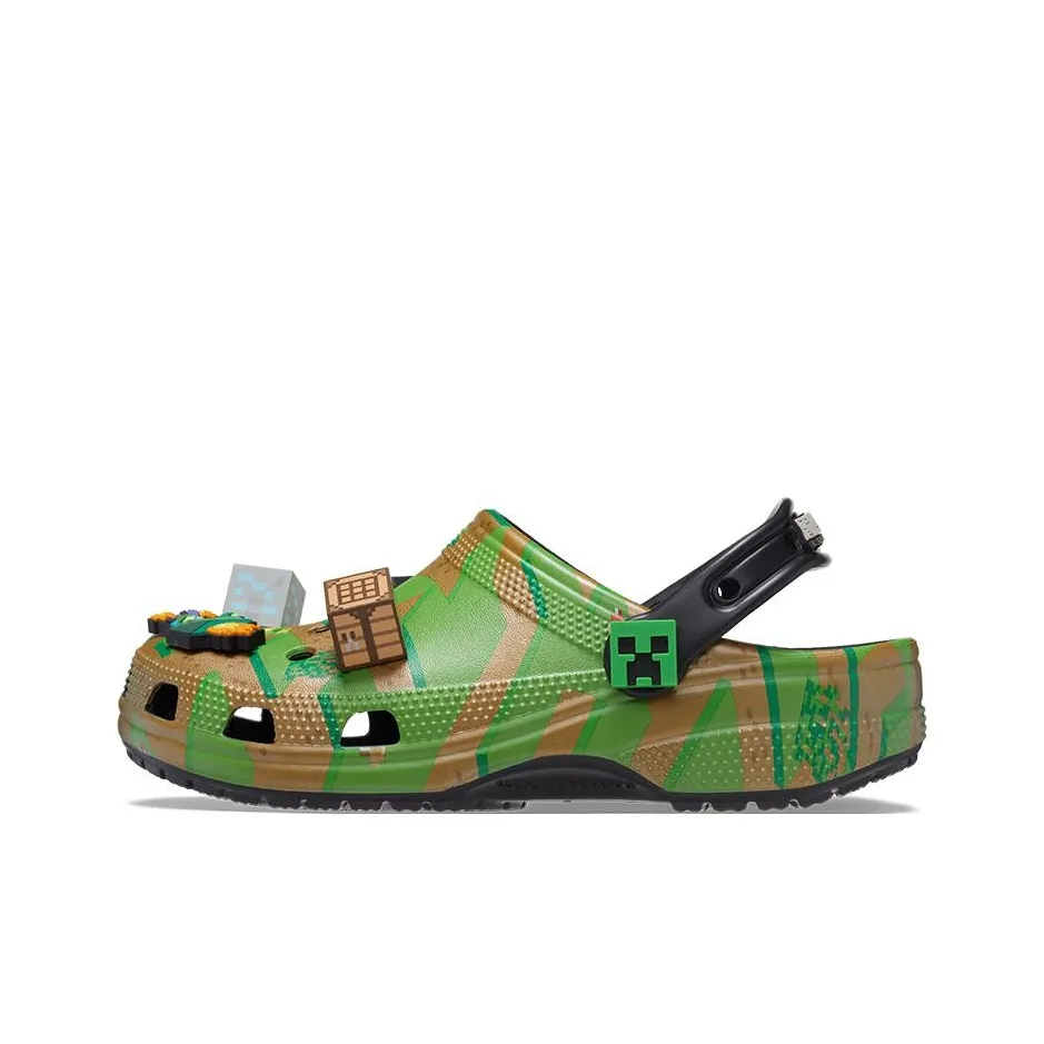 Crocs Elevated Clog Minecraft Grass Block