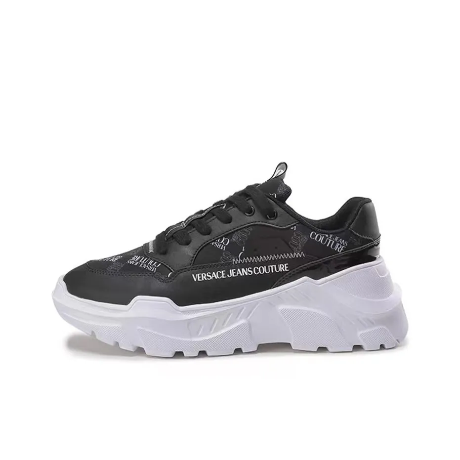 VERSACE JEANS Couture Versace Low Top Sports Casual Shoes Men's Black