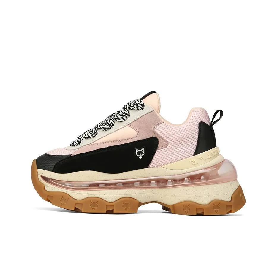 Naked Wolfe Strike Low-Top Sports Casual Shoes Women's Pink Black