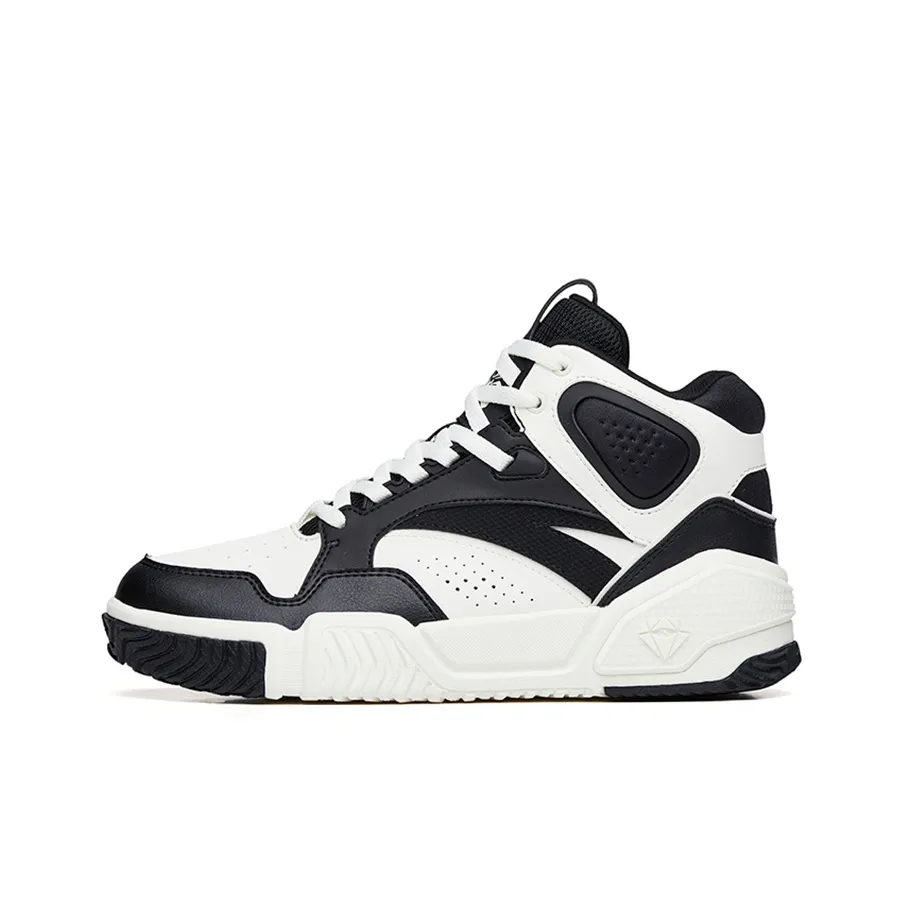 ANTA Life Collection Flame High Top Скейтборд Кроссовки Женские Черный Белый