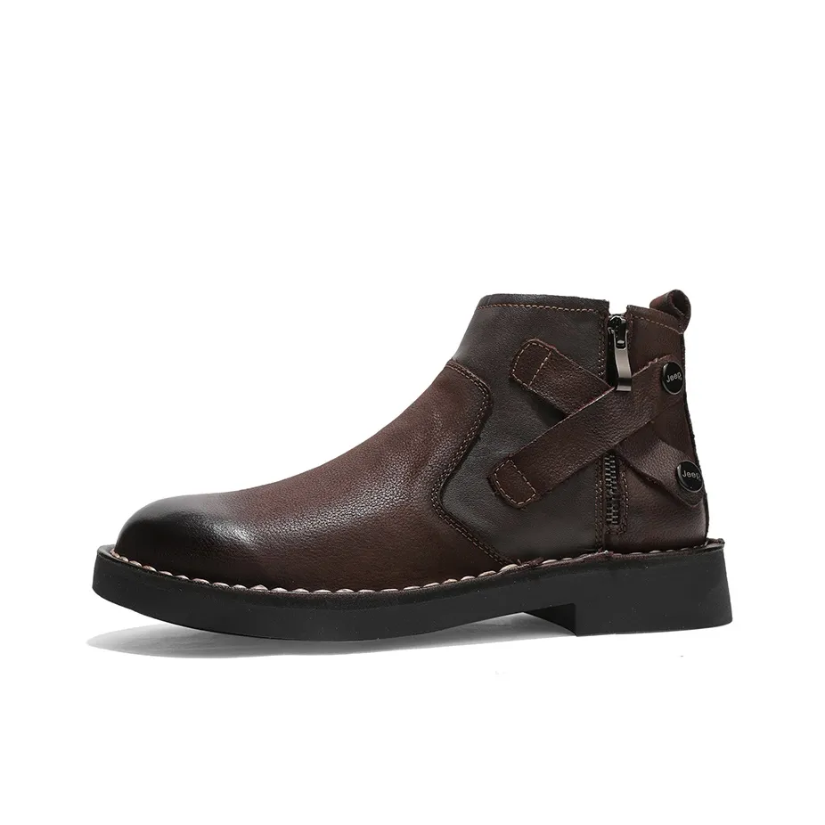 JEEP Martin Boot Мужской Темно-коричневый