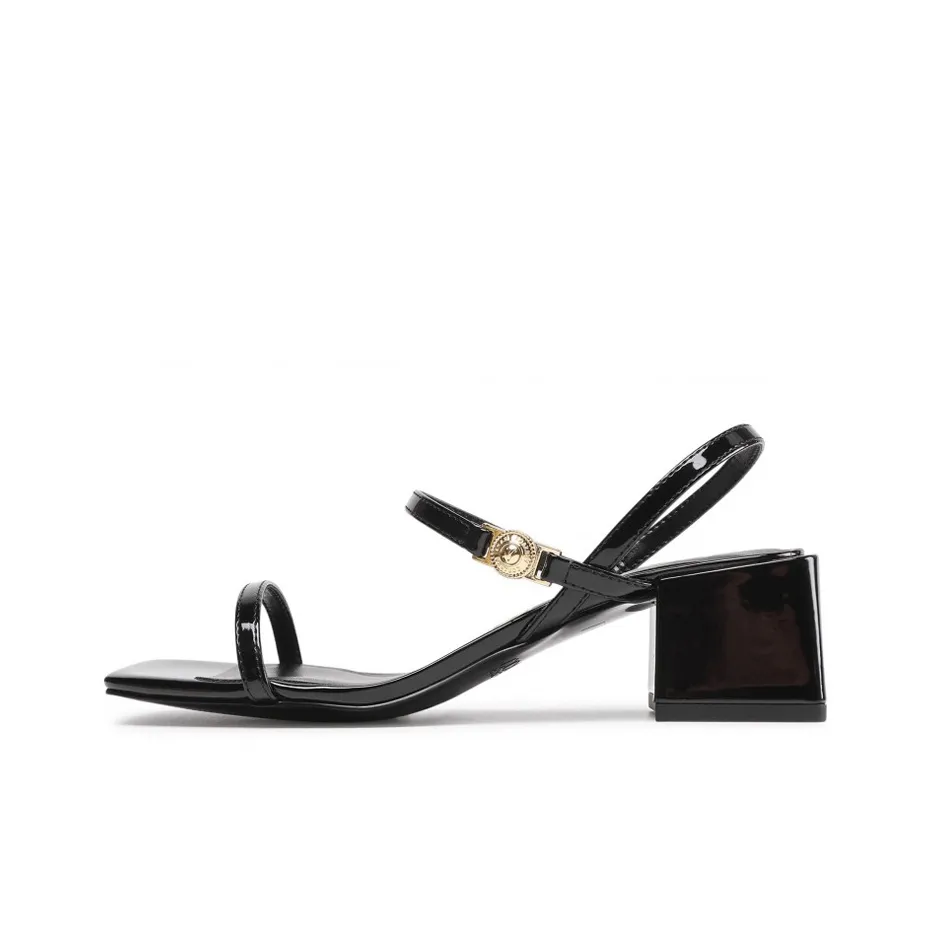 VERSACE JEANS Couture Stylish Sandal 5cm Women's Black