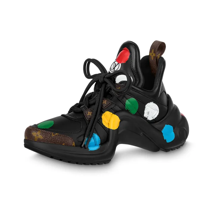LOUIS VUITTON X Yk Academy Archlight Sneakers 'Black With Colorful Dots' Women's
