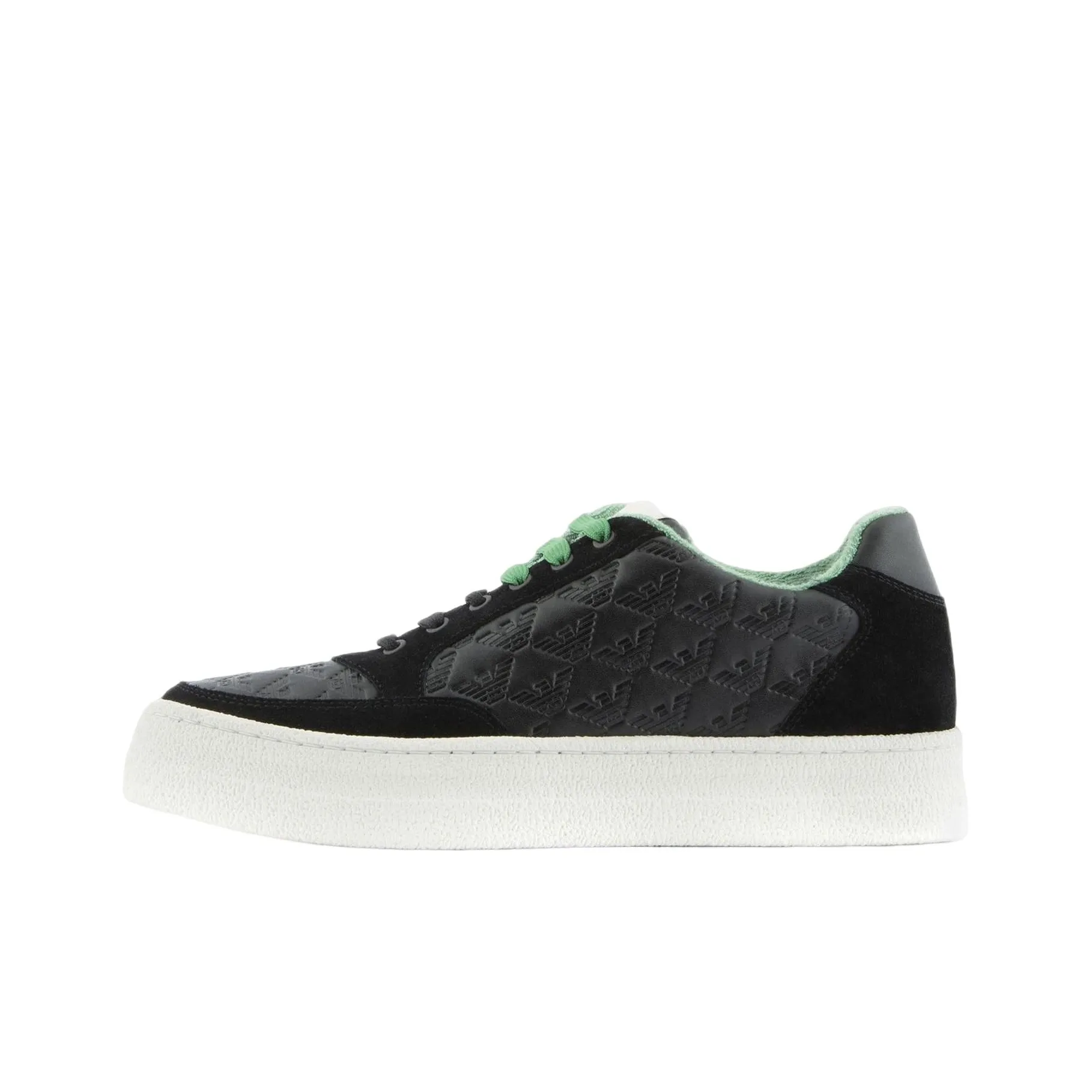 EMPORIO ARMANI Stylish Skateboarding Shoes Men's Black