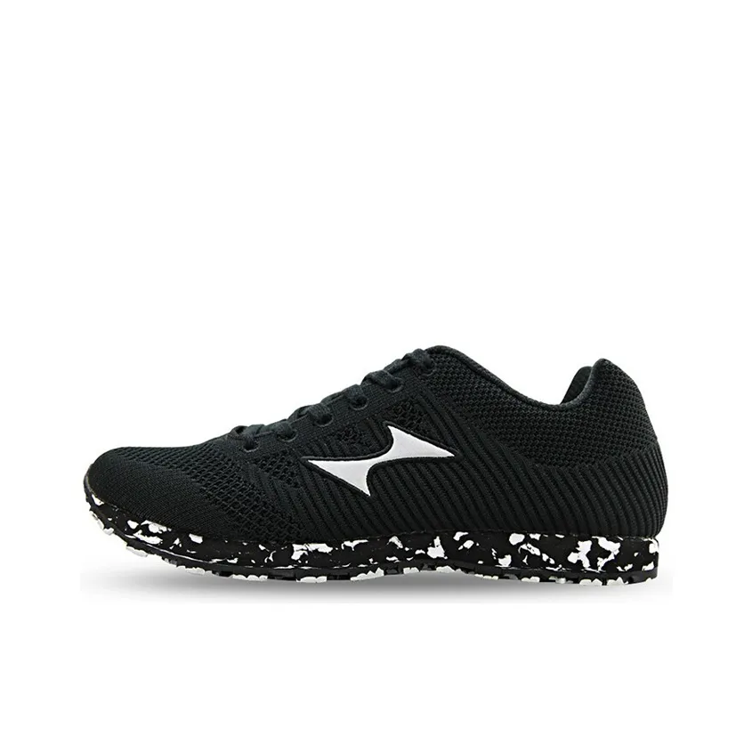 HEALTH Slip Resistant Abrasion Resistant Breathable Low-Top Running Shoes Unisex Black HEALTH Slip Resistant Abrasion Resistant Дышащие Низкие Кроссовки для Бега Унисекс Черные
