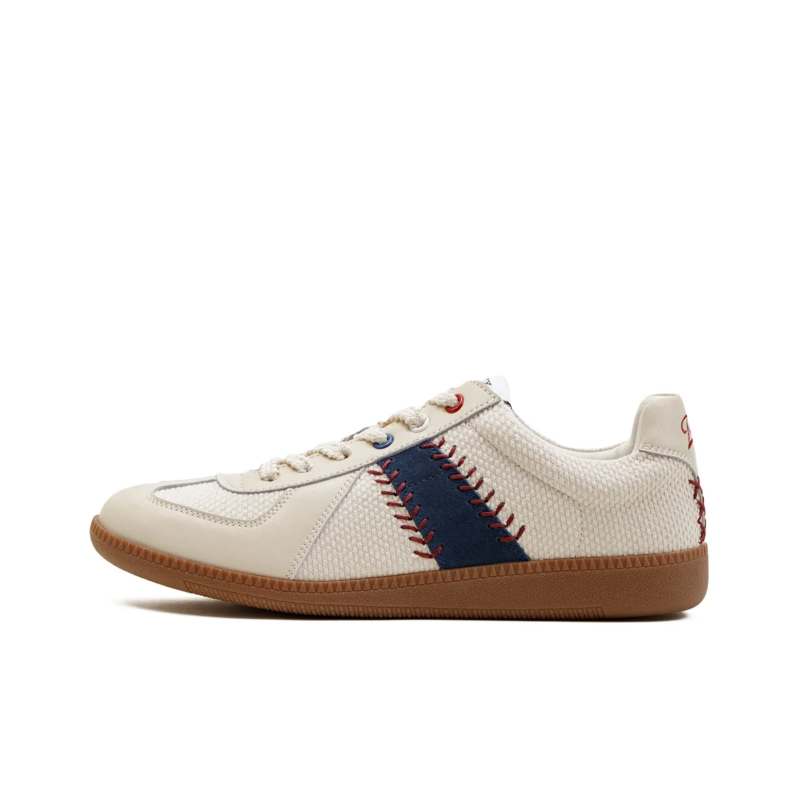 MADEN Dexun Series Low Top German Army Trainers Ecru Summer