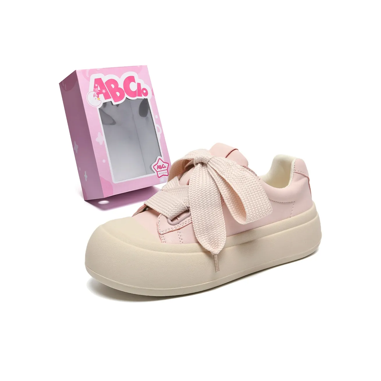 ABCIO Skateboard Shoes Women's Low Top Khaki