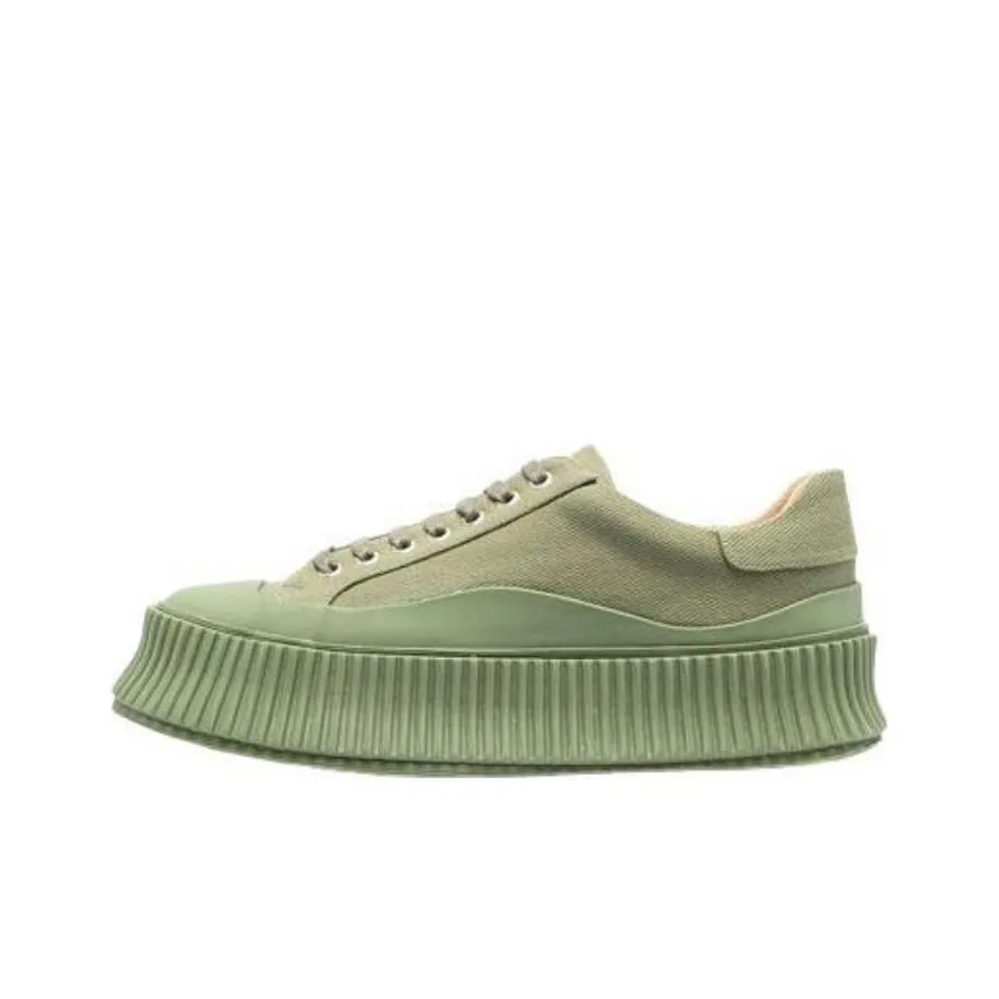 JIL SANDER Round-toe Chunky-sole Sneakers