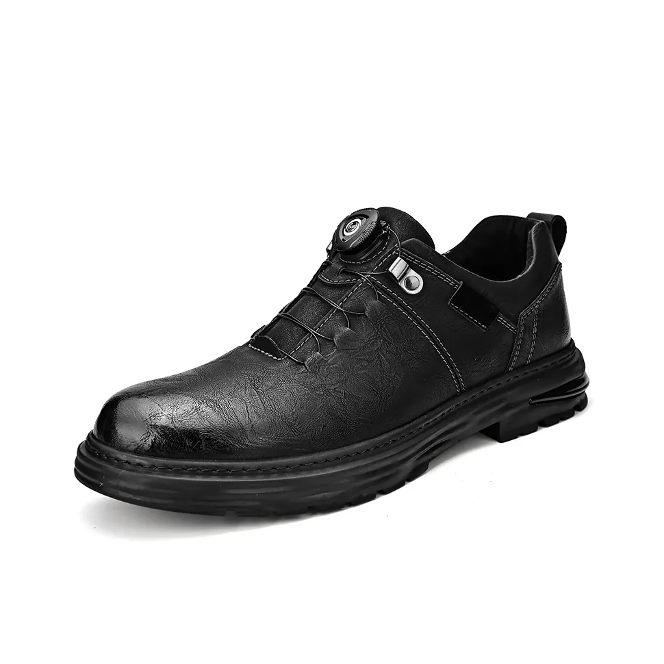 Laoks Casual Shoes Men's Low Top Khaki/Black