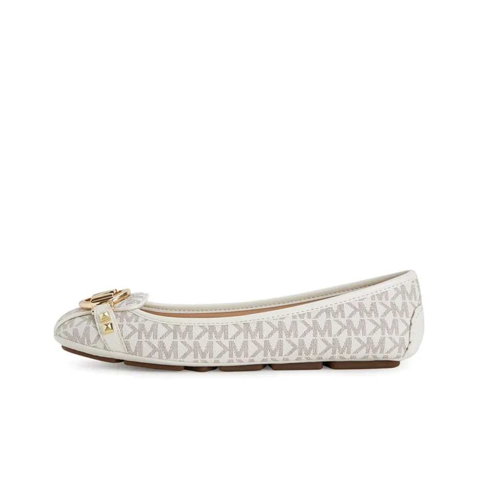 MICHAEL KORS Flat Shoes Women's Vanilla White