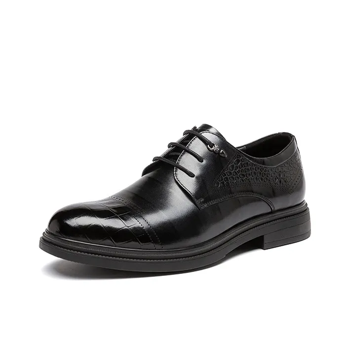 Dignitaries Dress Shoes Unisex Mid Top Black/Brown
