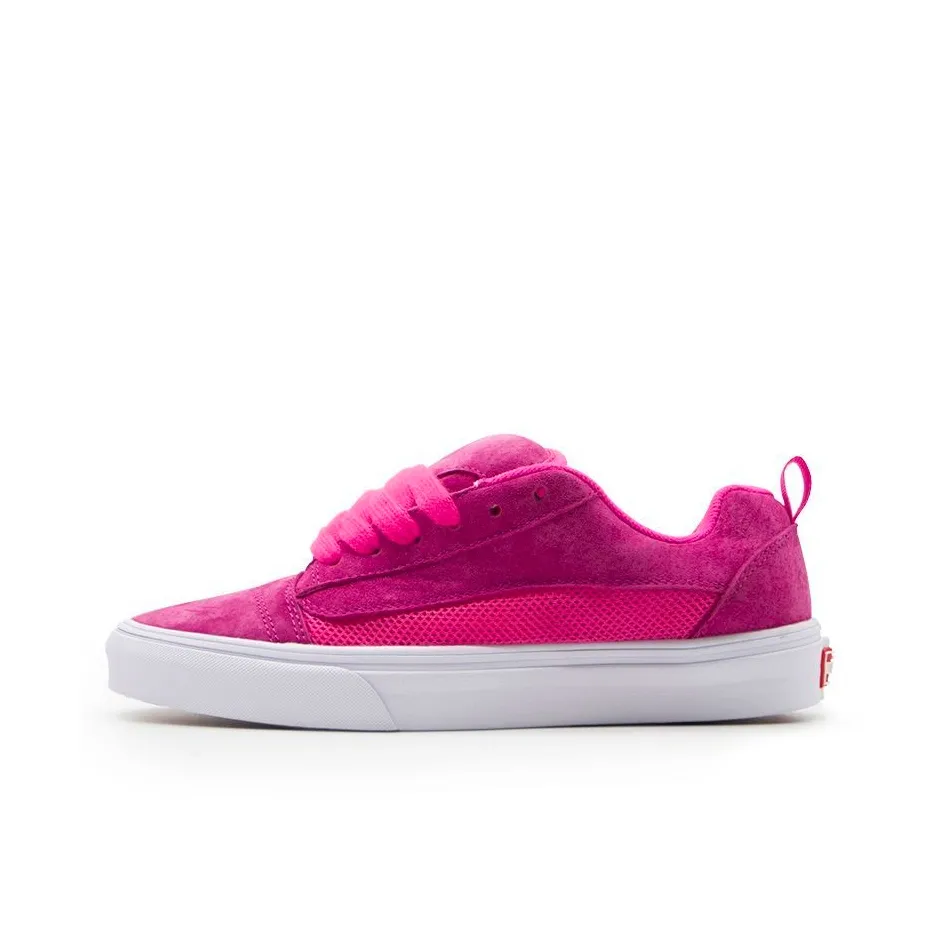 YIBONI Coverage Slip Resistant Low Top Skateboard Shoes Unisex Rose Red