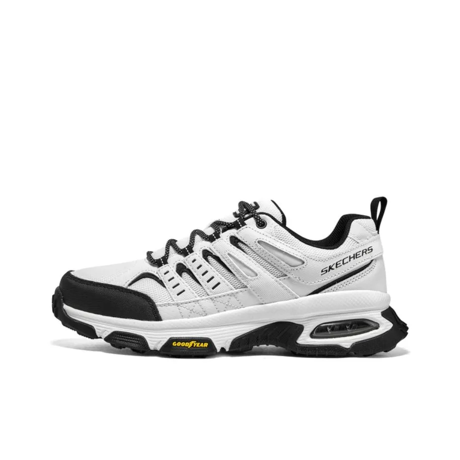 Skechers Low Top Running Shoes Men's White Black