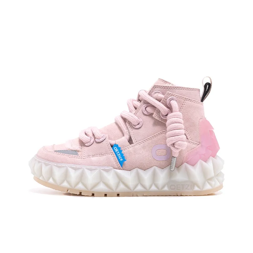 OETZI Ice Mountain Series 7 Casual Shoes Women's Mid Top Light Pink