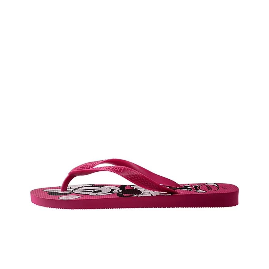 Disney x Havaianas Резиновая подошва противоскользящие шлепанцы женские красного цвета