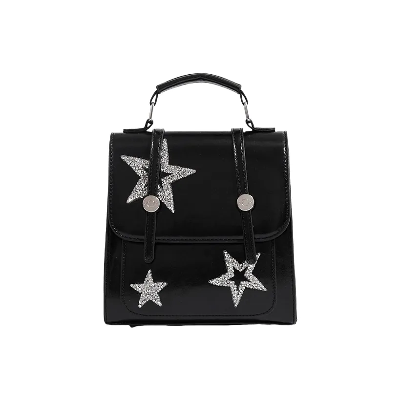 Carksky ПУ (полиуретан) Carry Рюкзак Женский Серебряный Черный