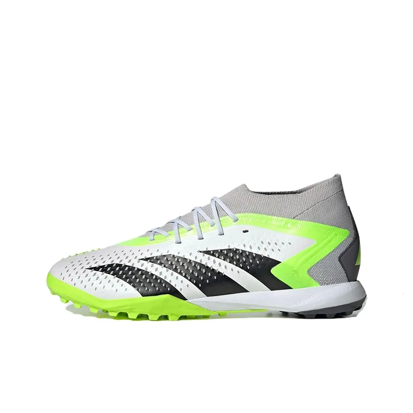 Adidas Predator Accuracy.1 TF Шипы Твердый грунт Искусственные шипы Футбольные бутсы Мужские Серый Зеленый