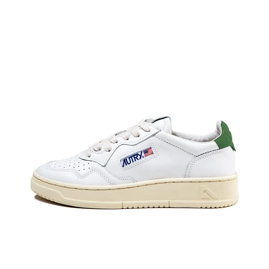 AUTRY Medalist Leather Low White Green