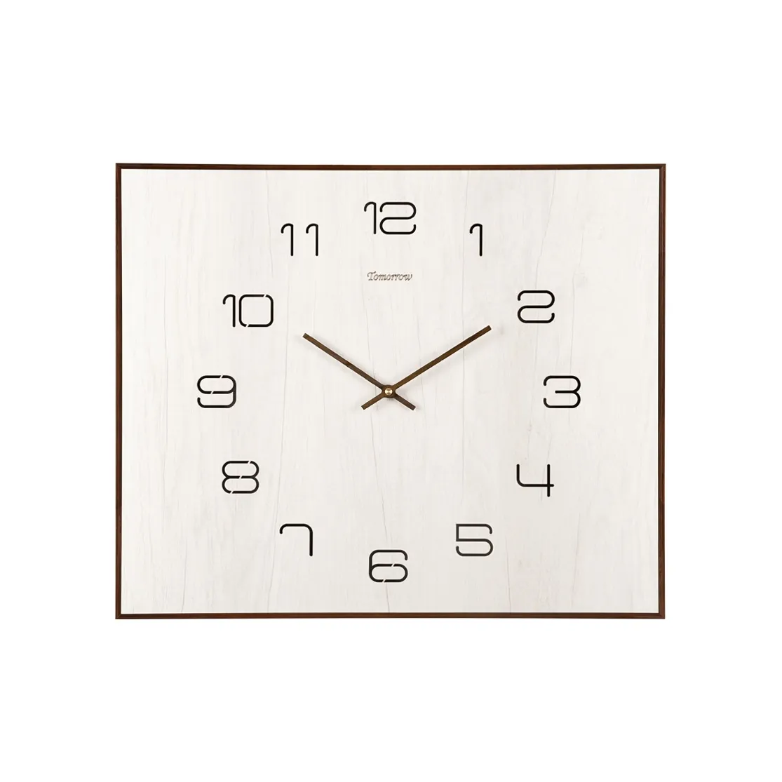 HENSE Кварцевый Movement Унисекс Настенные часы Бежевый