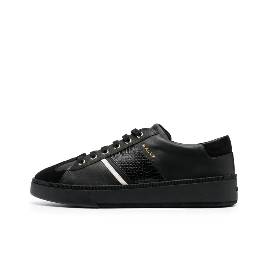 BALLY Low-top Lace-up Leather Sneakers