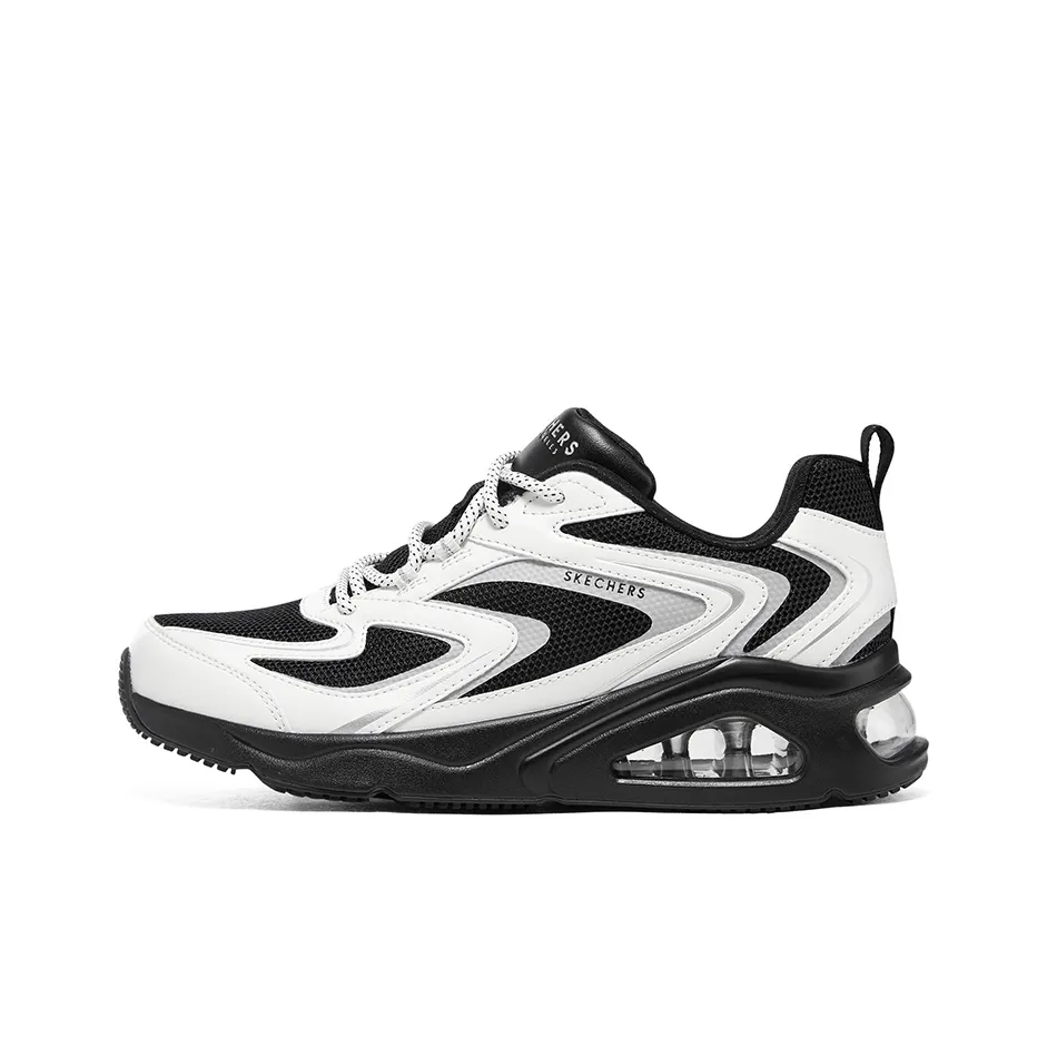 Skechers Street Tres Air Uno Low Top Casual Women's Black White