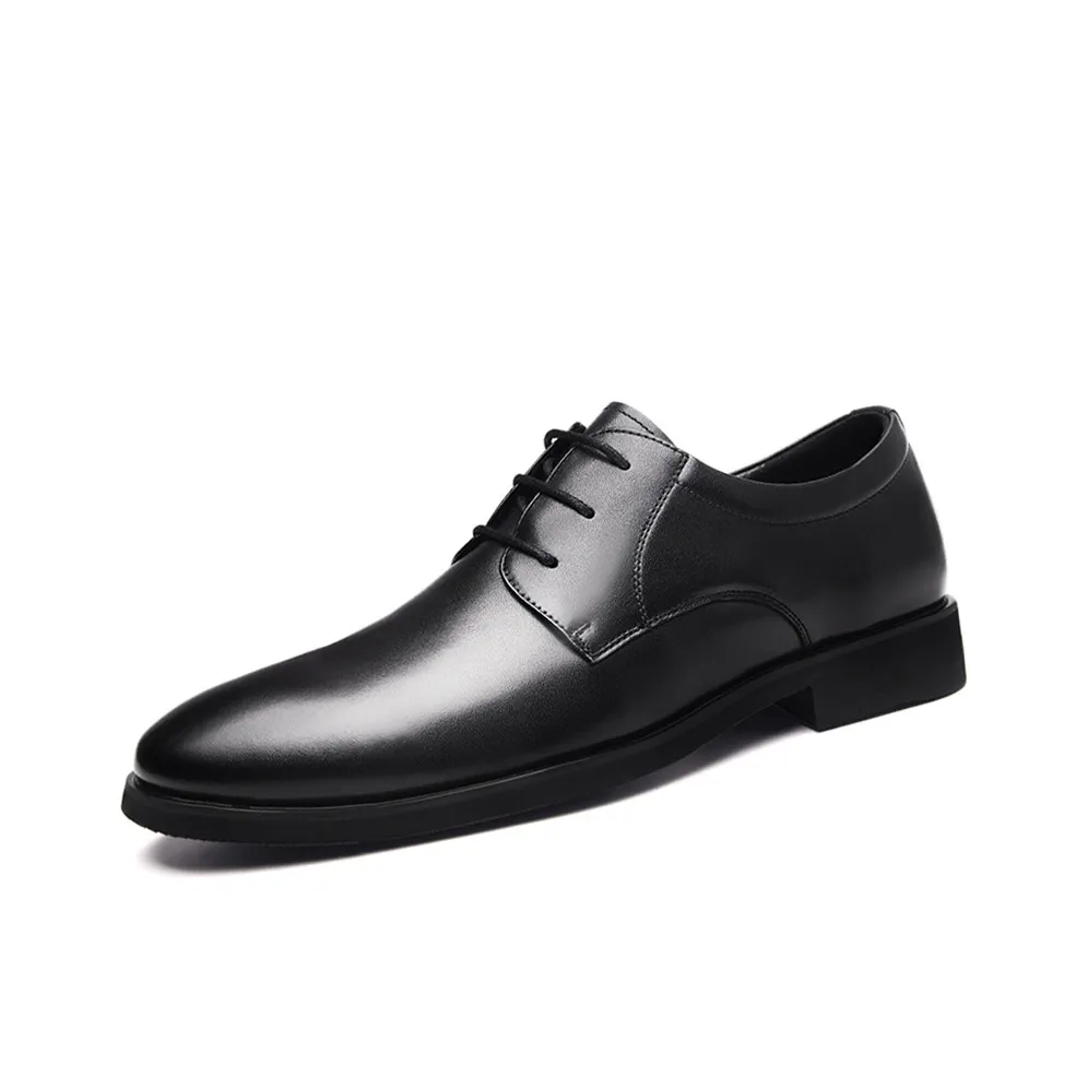 AOKANG Wedding Groom Shoes Dress Shoes Men's Black