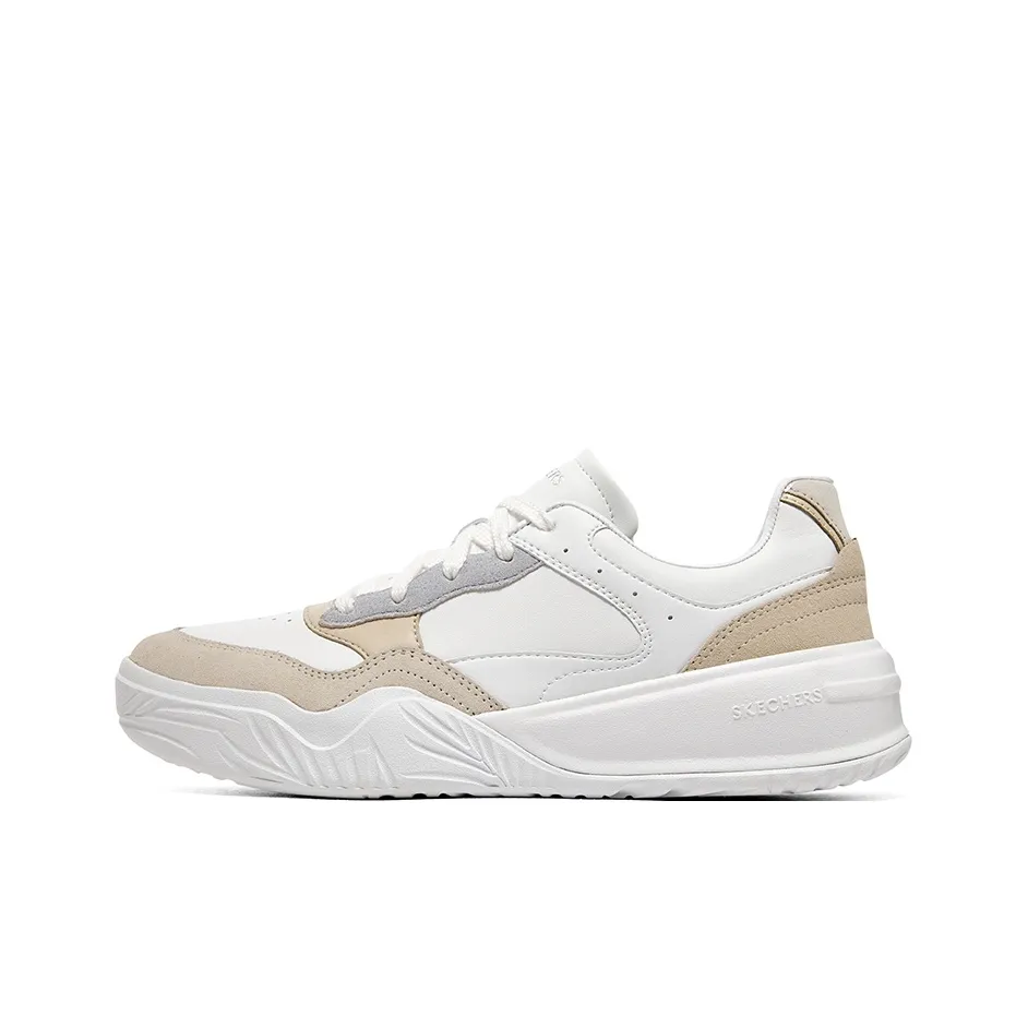 Skechers Denali Shoes 'White Beige' Women's