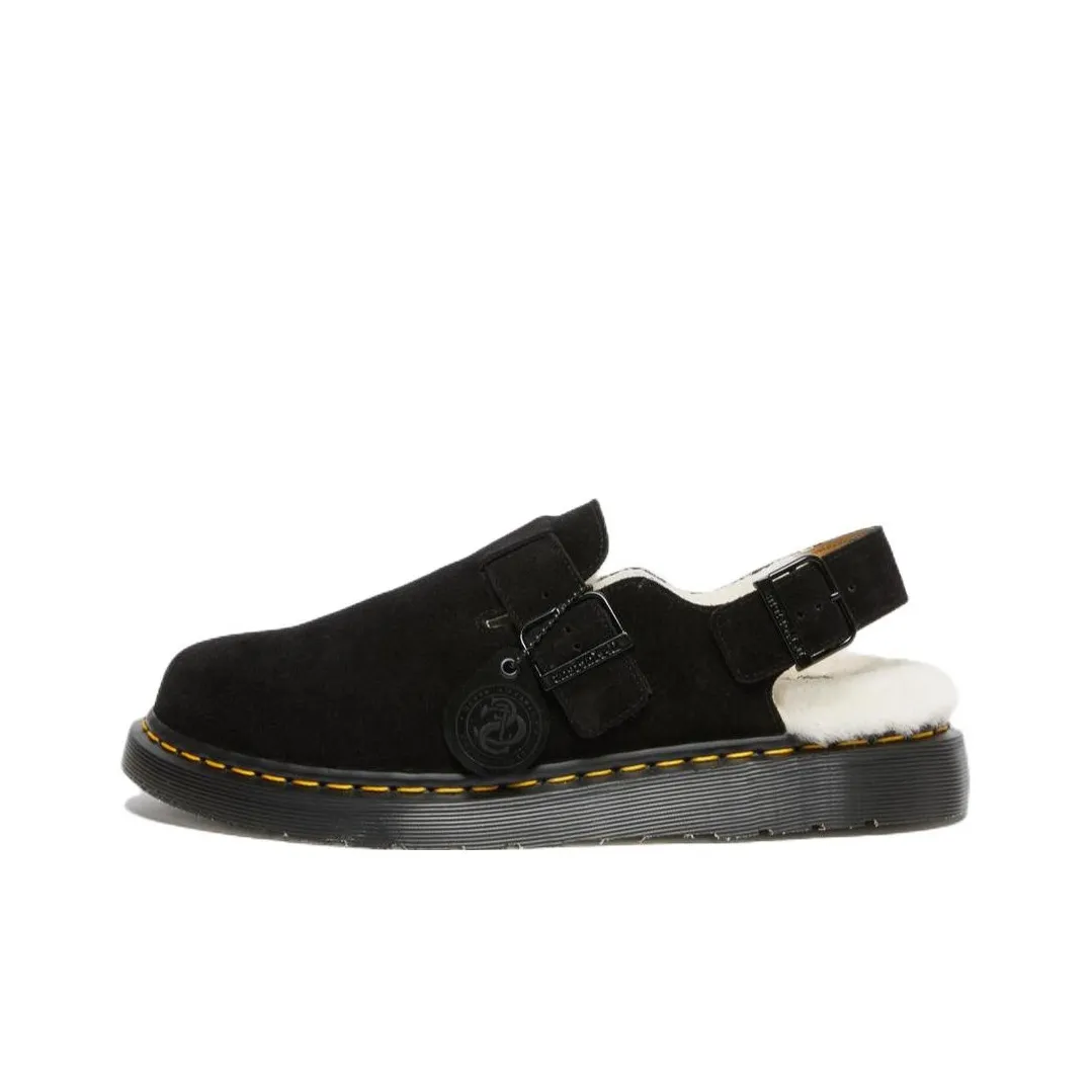 Dr.Martens Jorge Shearling Slingback Mule 'Black'