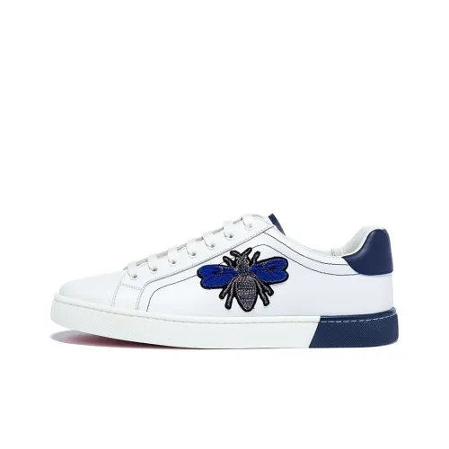 MASCAL Кроссовки для скейтбординга Low Top Белый и синий цвет Мужские