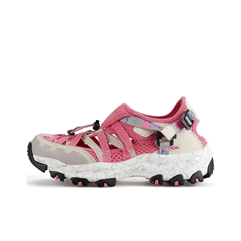 HUMTTO Sports Sandals Women's Peach Red Beige