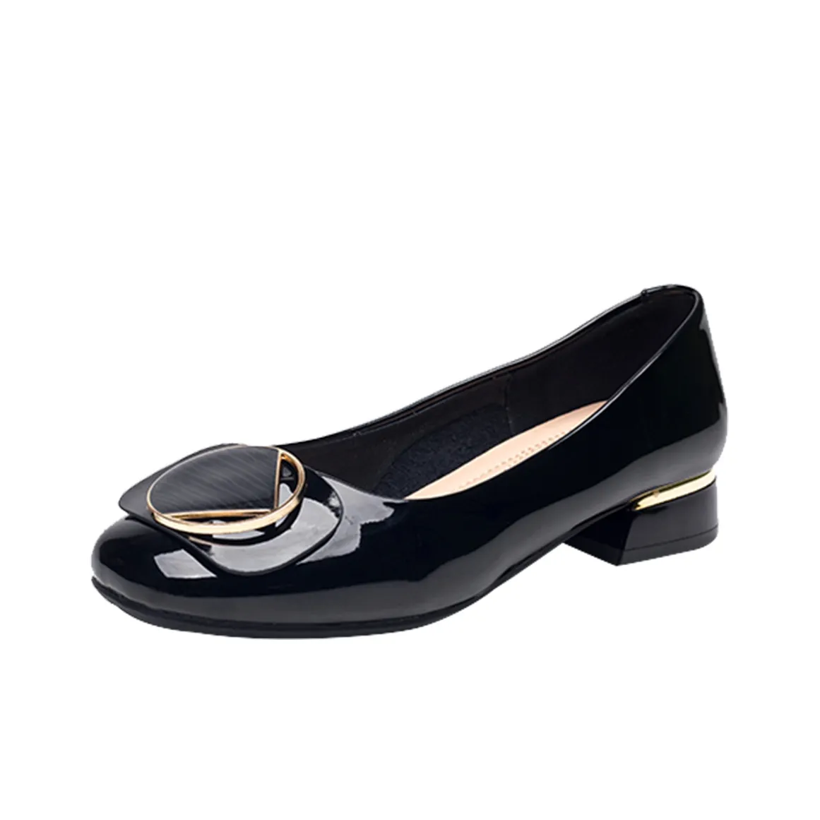 VANSSI Loafers Women's Low Top Black/Beige