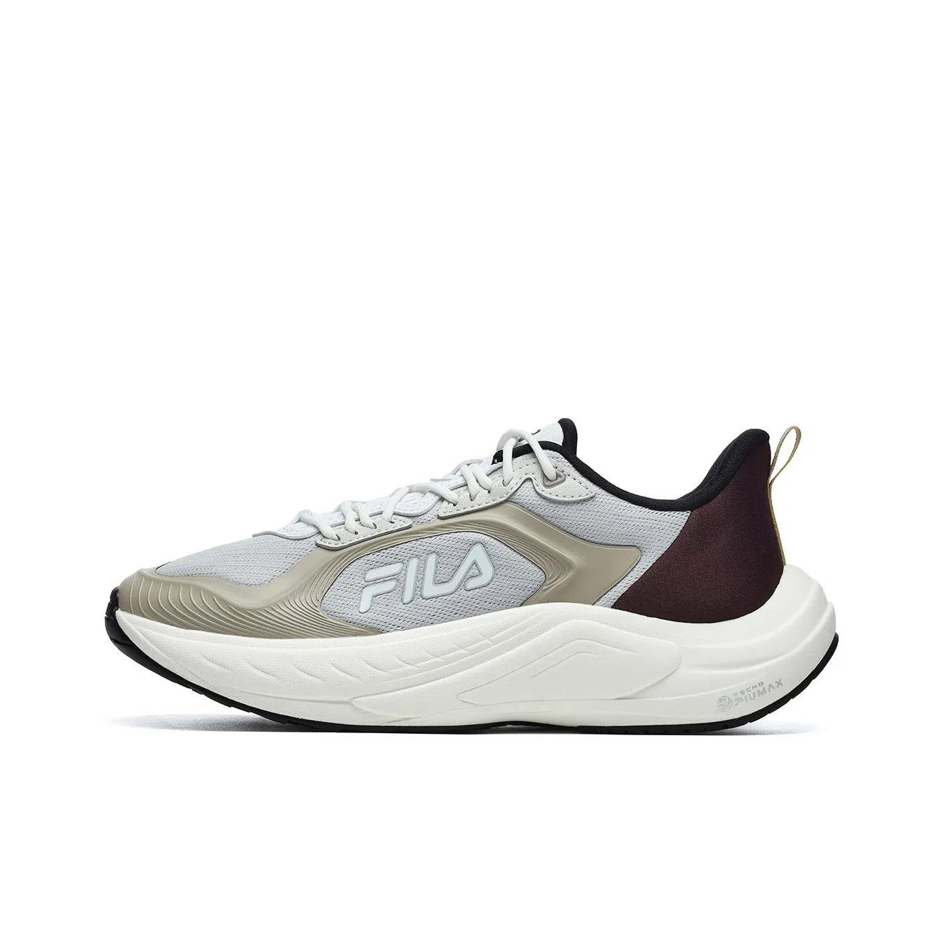 FILA WOLF Cushioning Anti-Slip And Wear-Resistant Low-Top Casual Shoes Women's Lunar Rock Gray