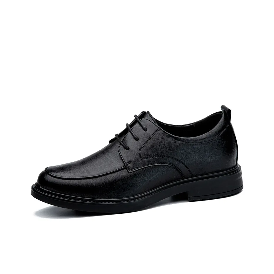 SULEGAO Dress Shoes Men's Black