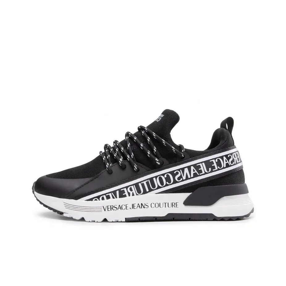 VERSACE JEANS Couture Low Top Sports Casual Shoes Men's Black