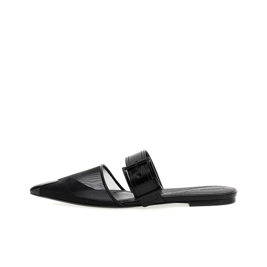 Alexander McQueen Pointed Toe Slides Women's