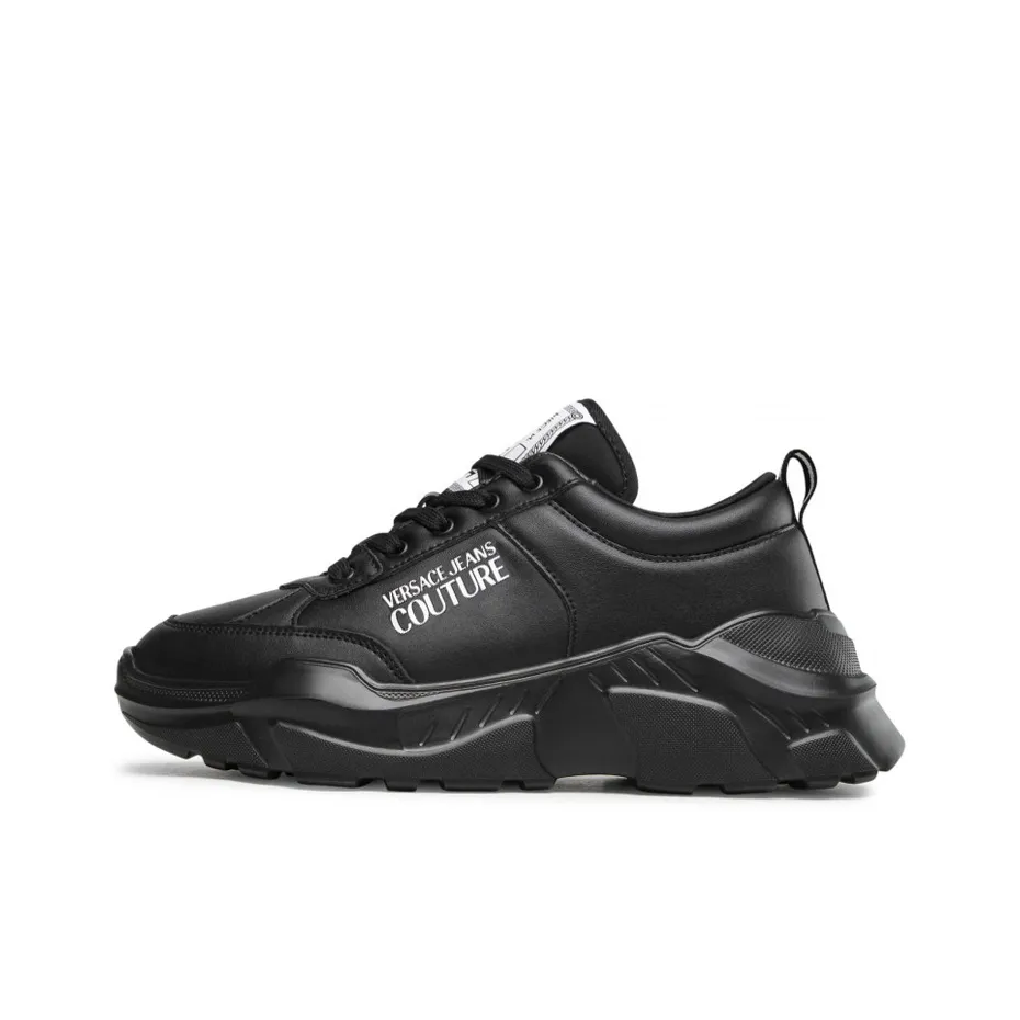 VERSACE JEANS COUTURE Low Top Casual Shoes Men's Black