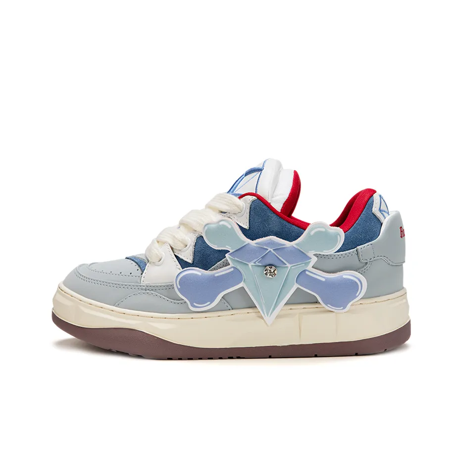 Ruby Scott Покрытие Рост Увеличение Низкие Кроссовки для Скейтбординга Унисекс La Mer Синий