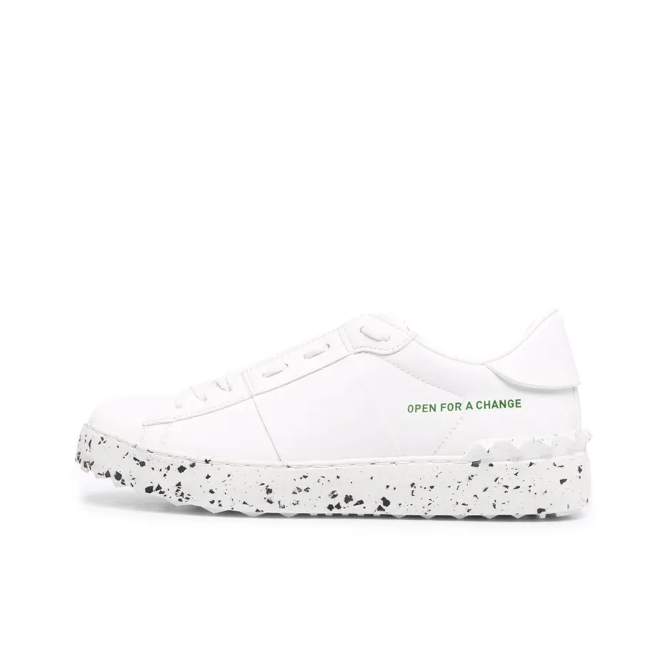 Valentino Open Low Top Stylish Skateboarding Shoes Women's White