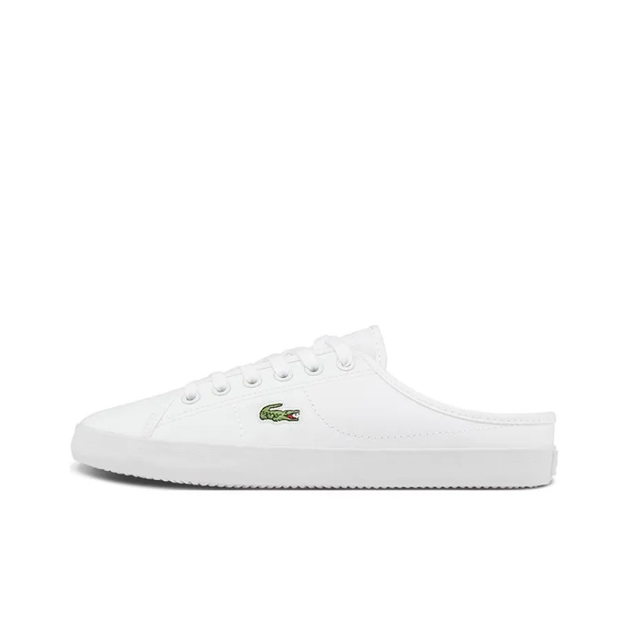 LACOSTE Closed Toe Slippers Women's White