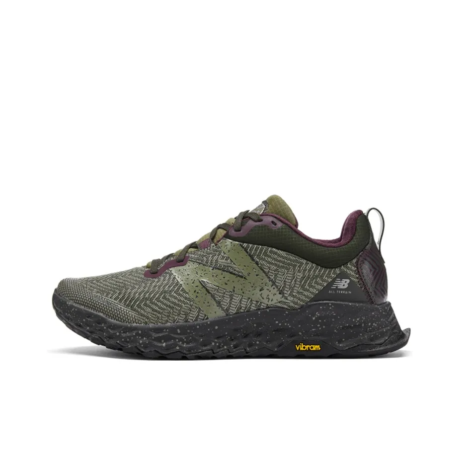 New Balance Hierro V6 Running Shoes Unisex Low Top Army Green