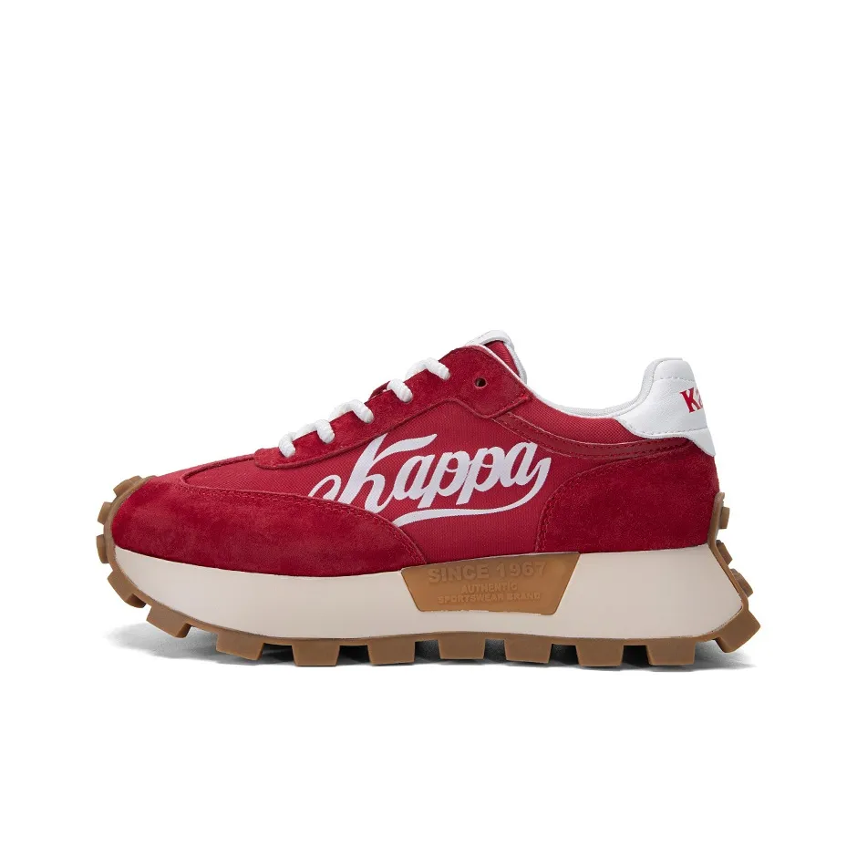 KAPPA Противоскользящая устойчивая к истиранию низкий топ повседневная обувь женская коричневый бежевый белый