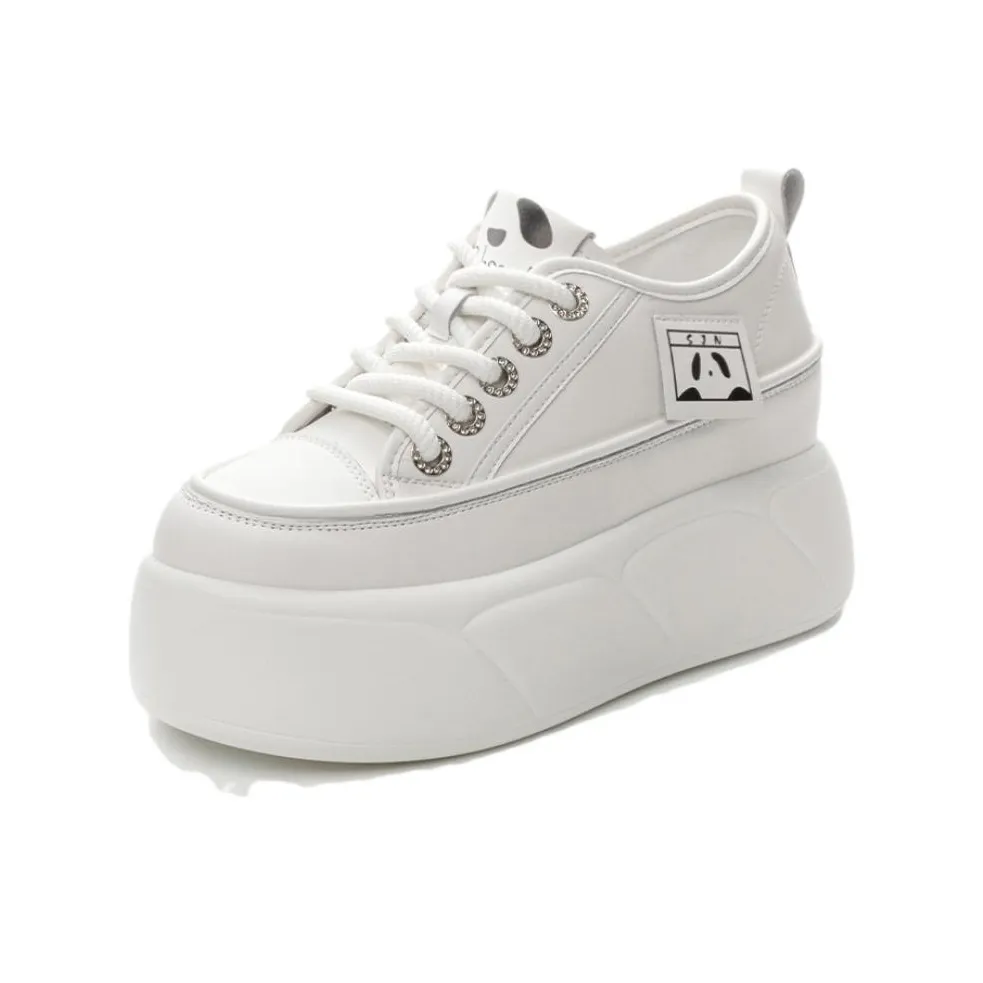 Shoe Cabinet Floral Language Low Top Skateboard Shoes Women's