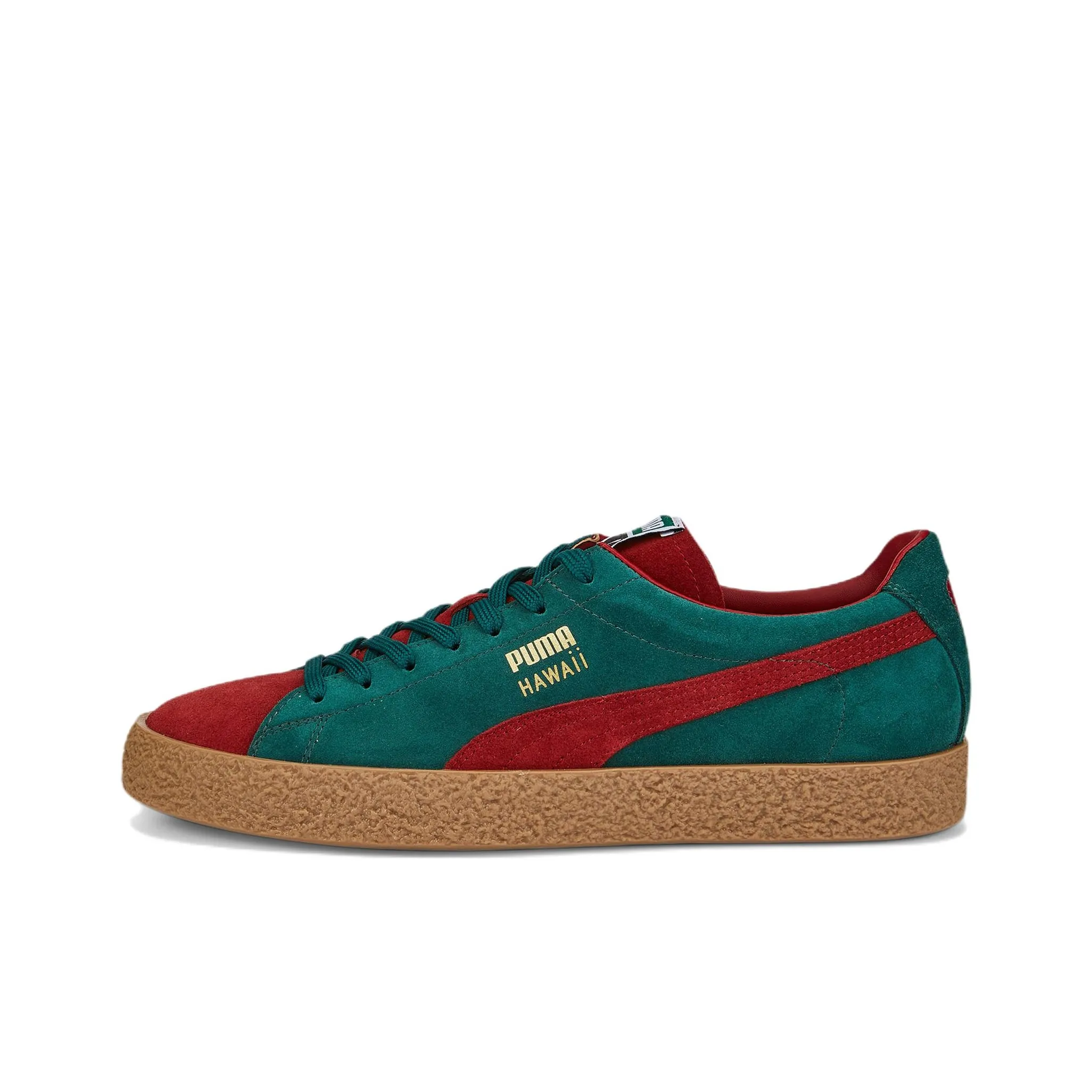 PUMA Hawaii OG Low Топ Скейтборд Кроссовки Унисекс Красный Зеленый