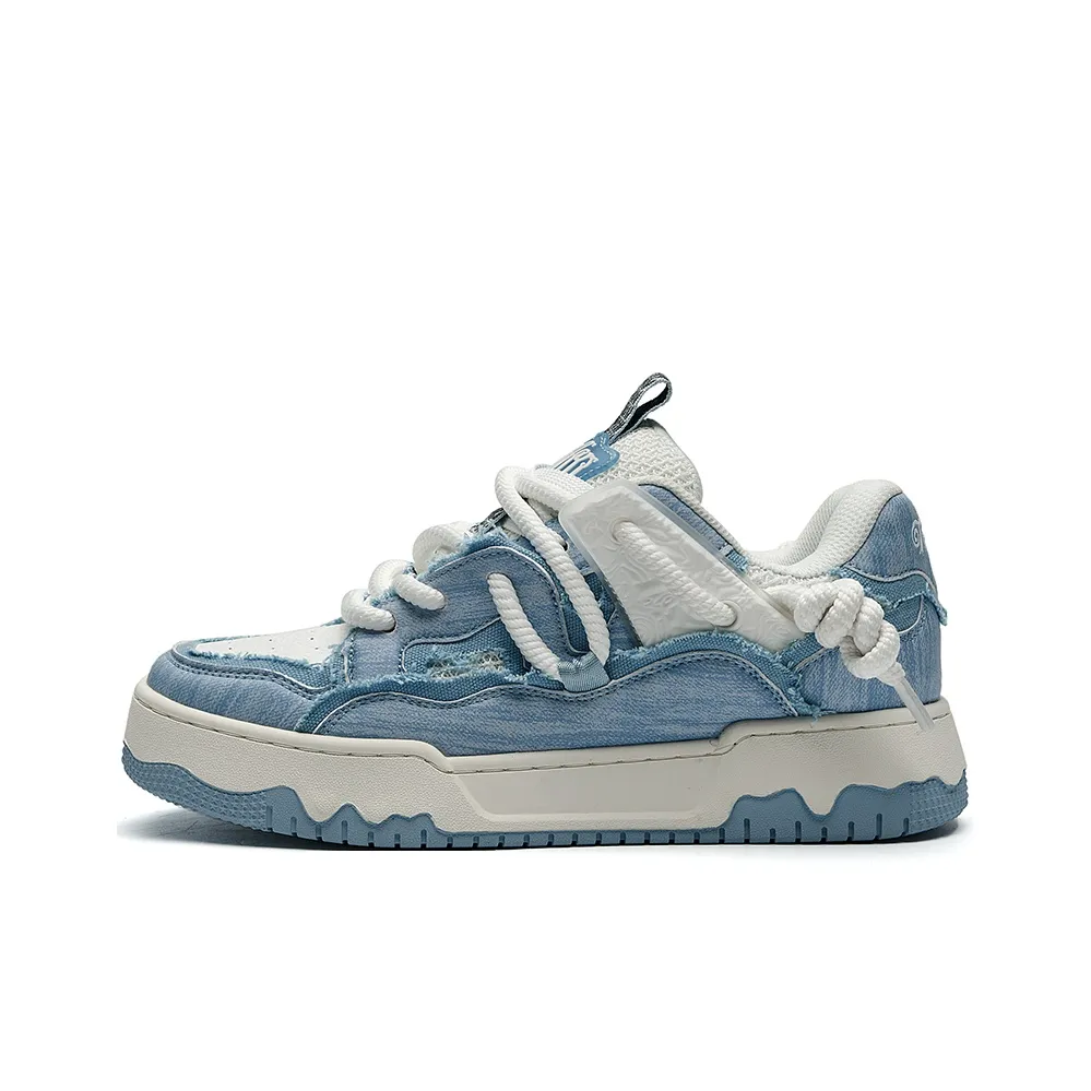 TCELLARS Mid top Skateboard Shoes Unisex Ice Blue