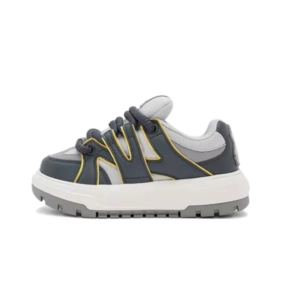 MLB New York Yankees Anti-Slip Wear-Resistant Low-Top Casual Shoes Unisex Gray