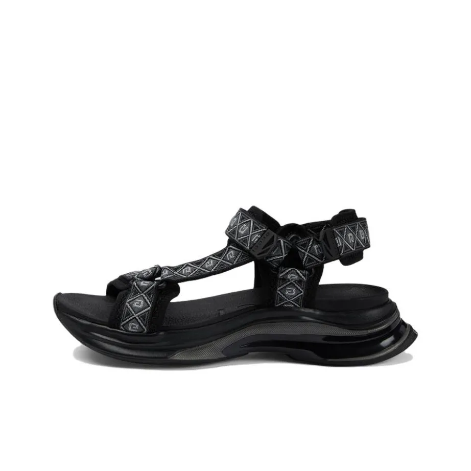GUCCI Run Sandal Black