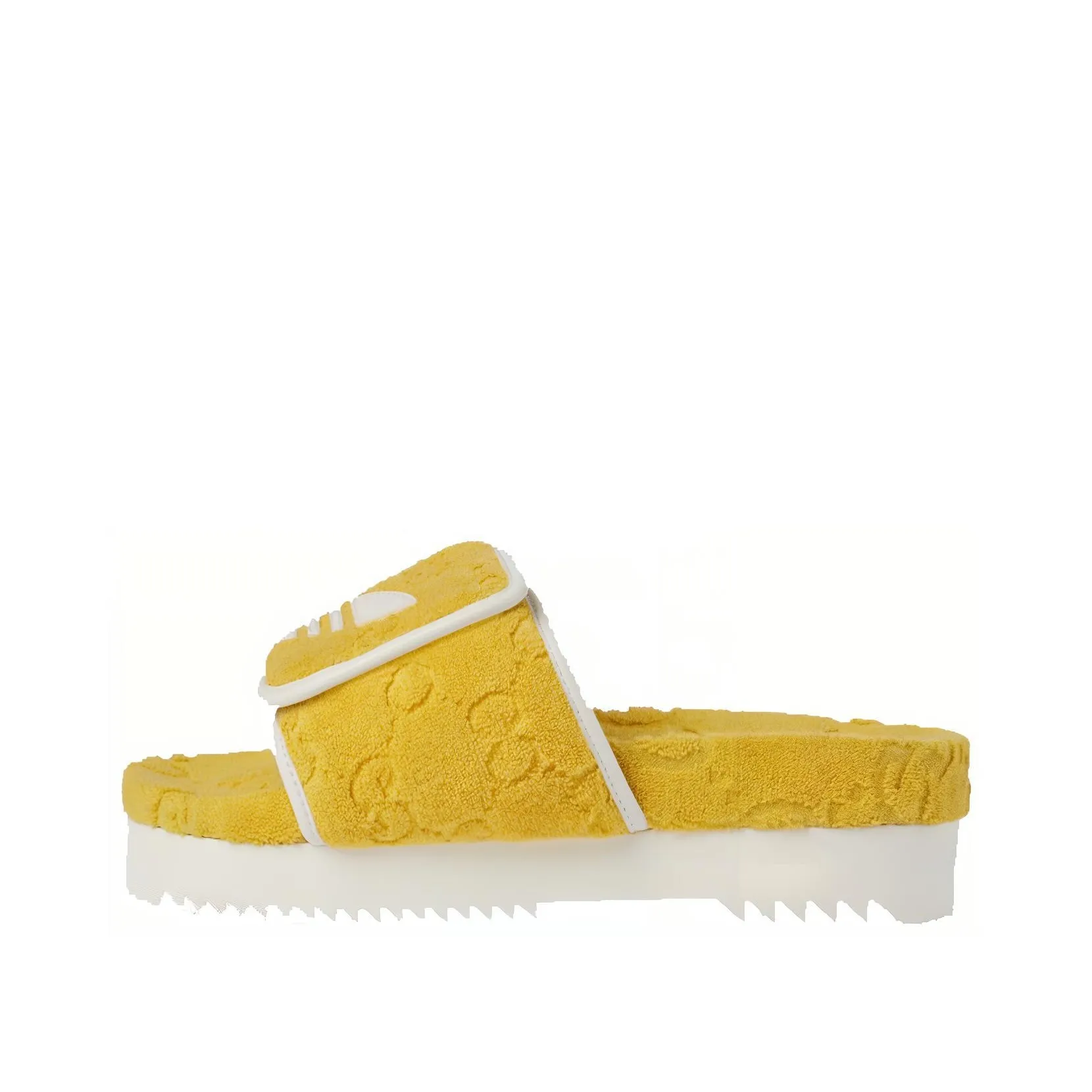 GUCCI Adidas X GUCCI Women's Gg Platform Sandal 'Yellow Cotton Sponge' Women's