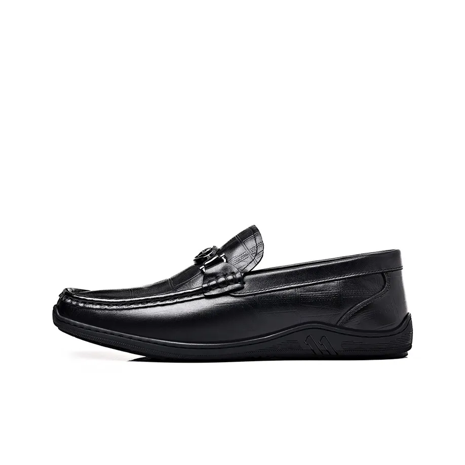 GZZ Driving Обувь Повседневная обувь Мужская Черная