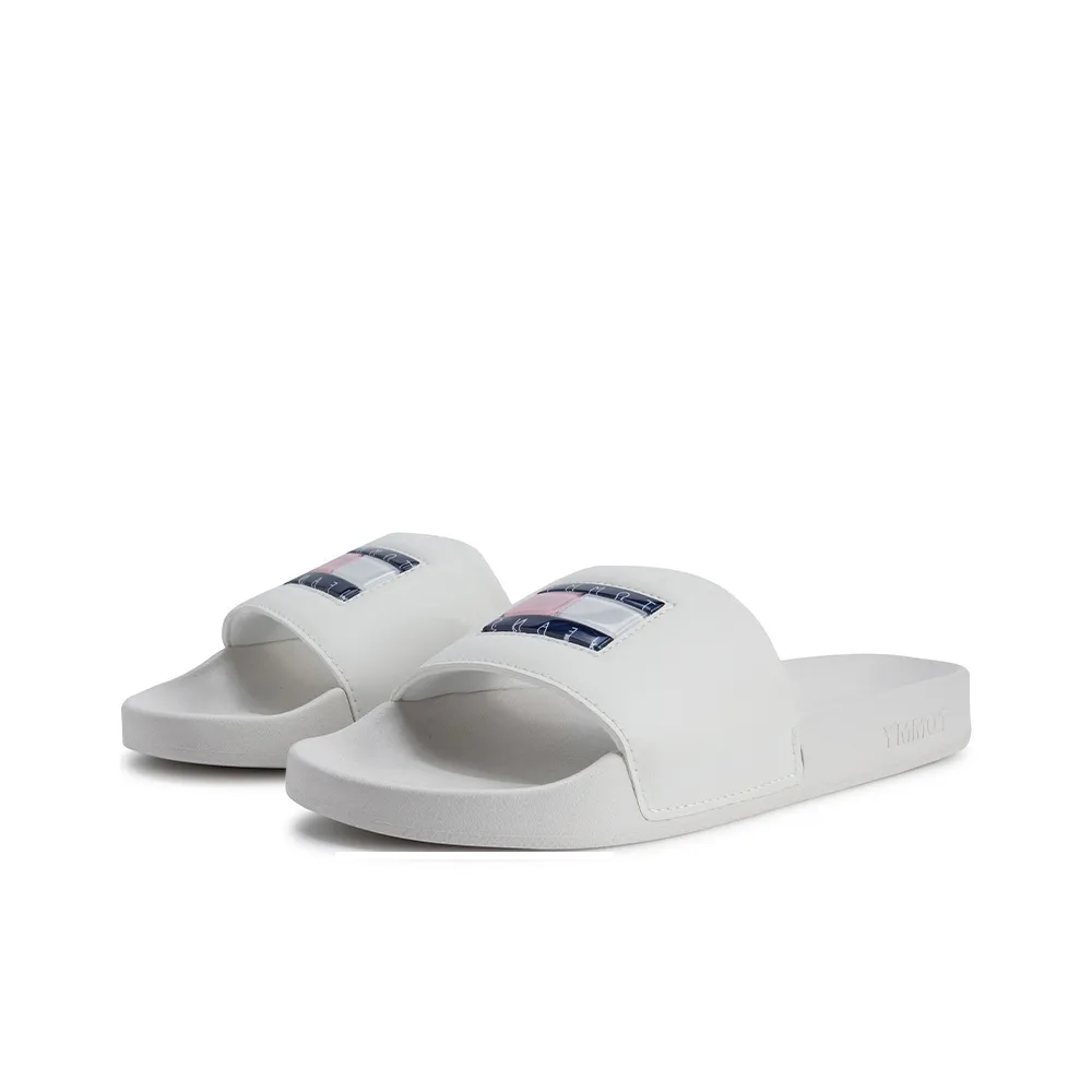Tommy Hilfiger Slide Slippers Women's Ecru